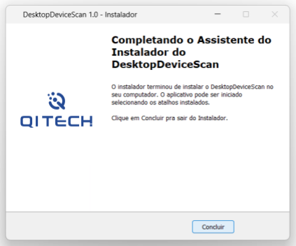 Instalador do Desktop Device Scan no Windows